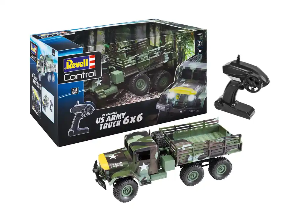 Vedd meg online Revell Control Crawler US Army Truck (24439 R) Távirányítós jármű