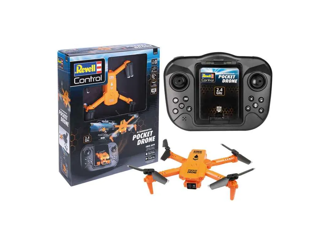 Kedvezményes ár Revell Control Quadrocopter Pocket Drone (23810) Távirányítós jármű