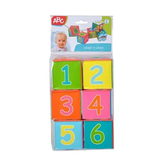 Azonnal elérhető Simba ABC Baby Puha Építőkockák (416423)