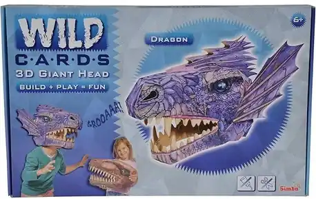 Biztonságos fizetés Simba Kreatív 3D papír nagy Sárkány fej (106304079)