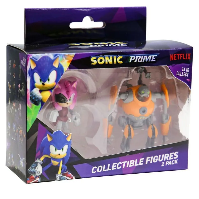Sonic Prime akciófigura - Amy és Eggforcer (589441) Újdonság