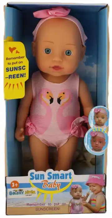 Akciós ár Sun Smart Színváltós Baba 30cm (GJ1899)