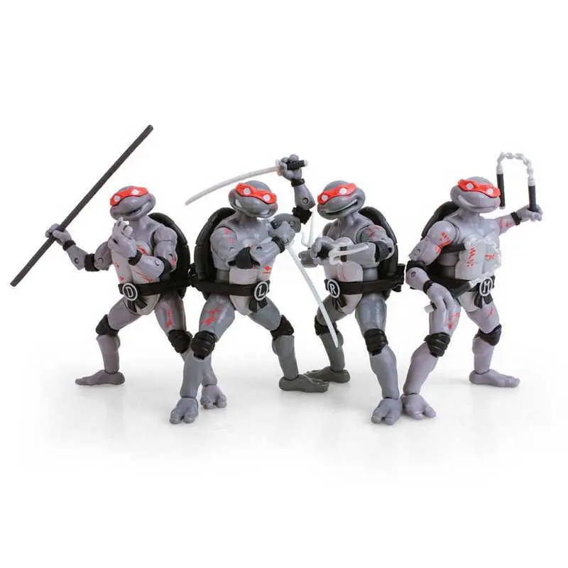 The Loyal Subjects Teenage Mutant Ninja Turtles BST AXN Action Figure 4-Pack Battle Damaged 13 cm Biztonságos fizetés