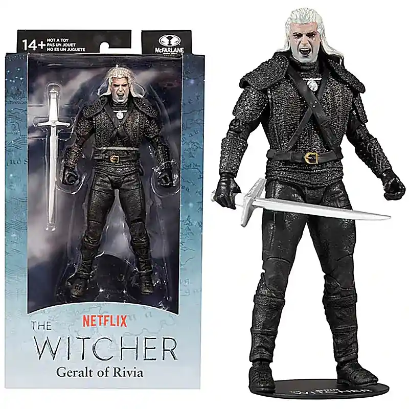 Legkelendőbb The Witcher Geralt of Rivia Kikimora Battle akciófigura 18 cm (138030)