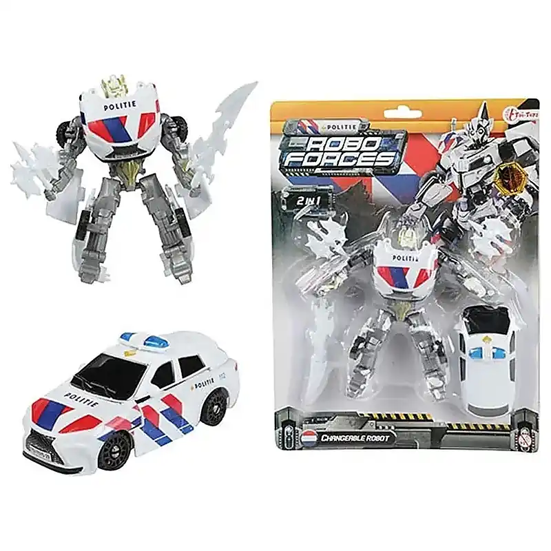 Toi-Toys Roboforces átalakuló rendőrautó robot többféle 15 cm (30150C) Vedd meg online