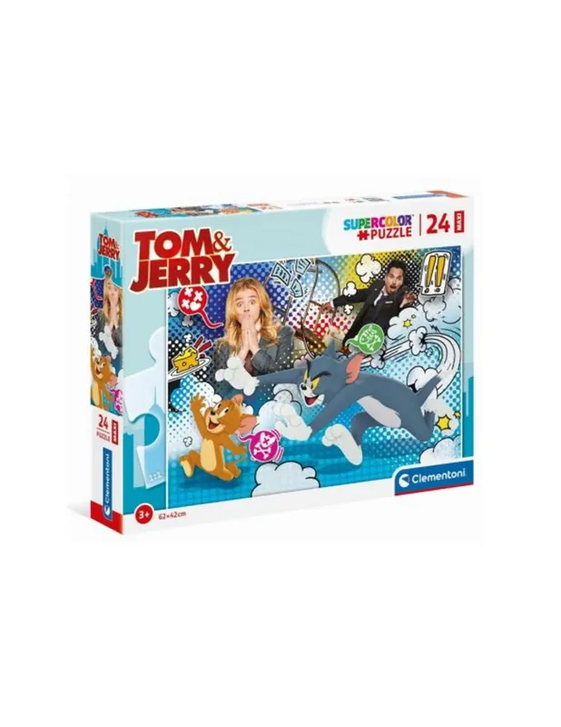 Tom és Jerry - 24 db-os maxi puzzle - Clementoni (24212) Szezonális akció
