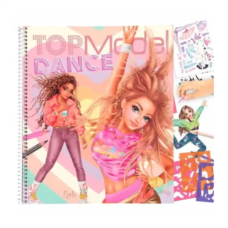 Bestseller Top model Dance tánc divat tervező füzet (street style, fitness, balett) (12227)