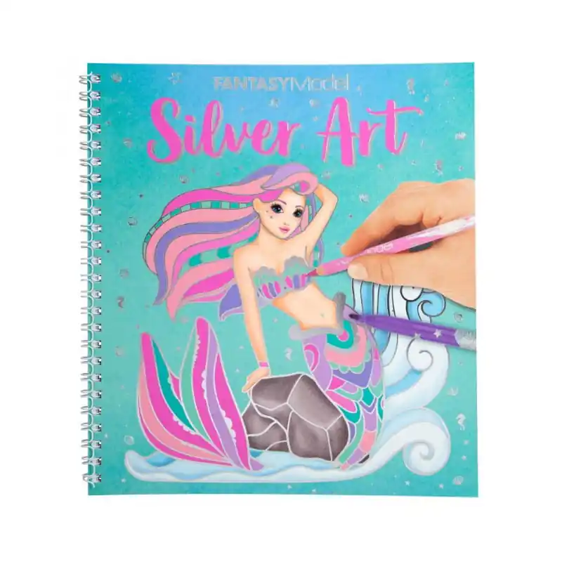 Biztonságos fizetés Top model Fantasy Silver Art színező füzet (11237)
