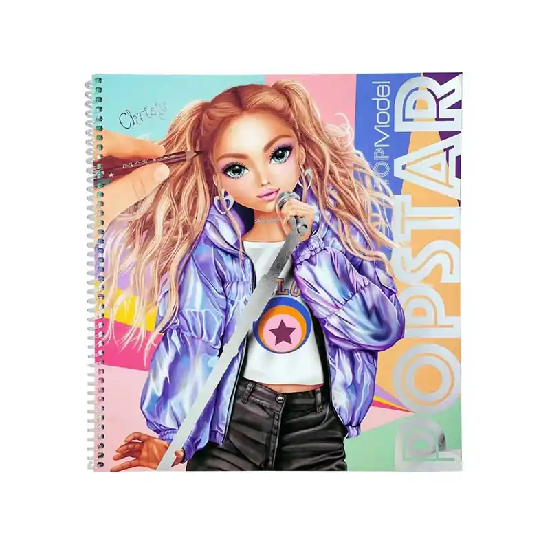 Top model Popstar Christy divattervező füzet sablonokkal (12228) Kedvezményes ár