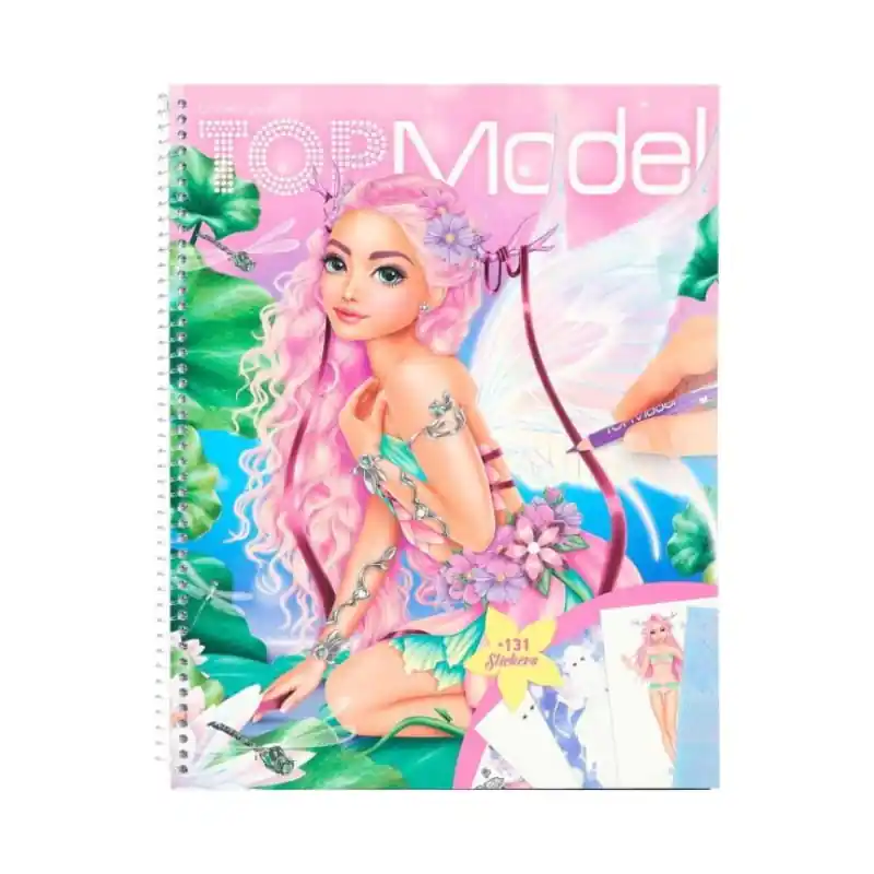 Vedd meg most Top model tervező és színező füzet matricákkal (12147)