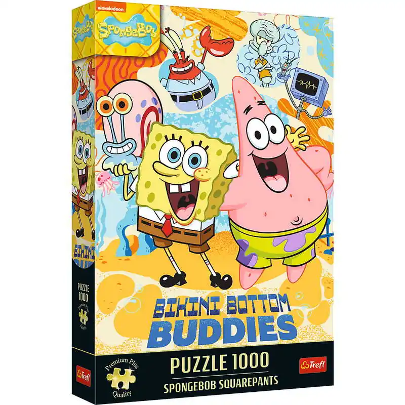 Trefl 1000 db-os Premium Plus puzzle - SpongyaBob (12081) Rendeld meg most