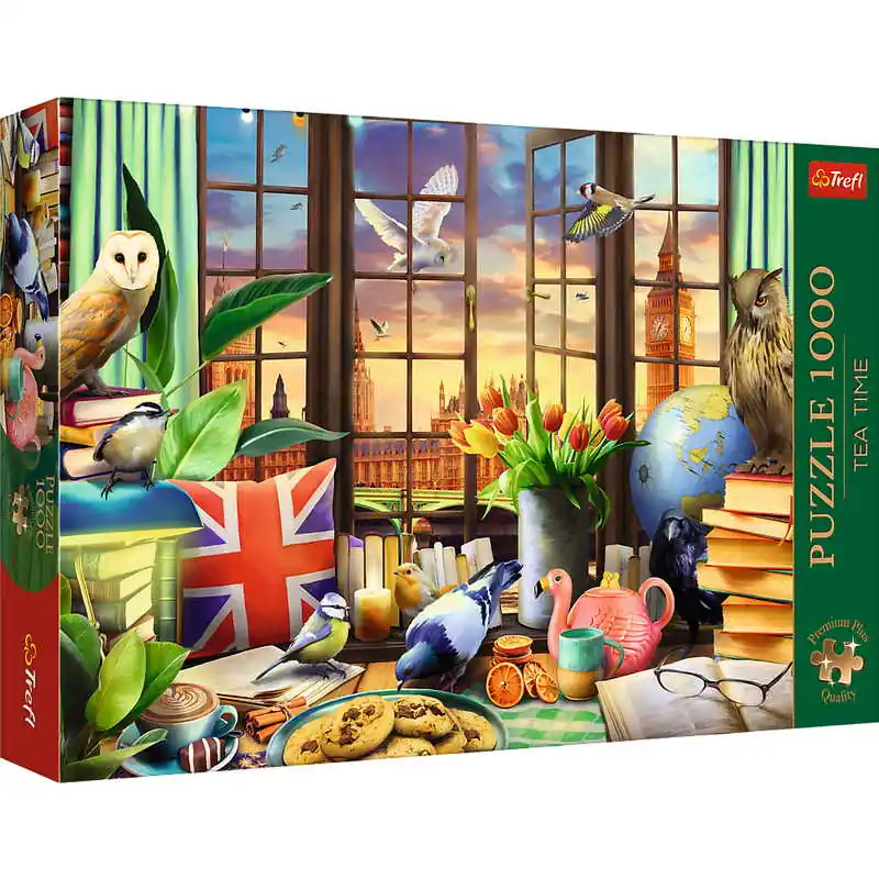 Vásárlói kedvenc Trefl 1000 db-os Premium Plus puzzle - Tea Time - Brit dolgok (10847)