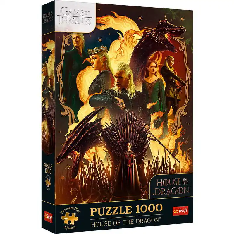 Trefl 1000 db-os Premium Plus puzzle - Trónok harca - Sárkányok háza (12068) Vedd meg online
