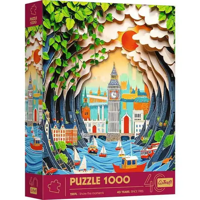 Vedd meg online Trefl 1000 db-os puzzle London 40 Éves Jubileumi kiadás (40043)