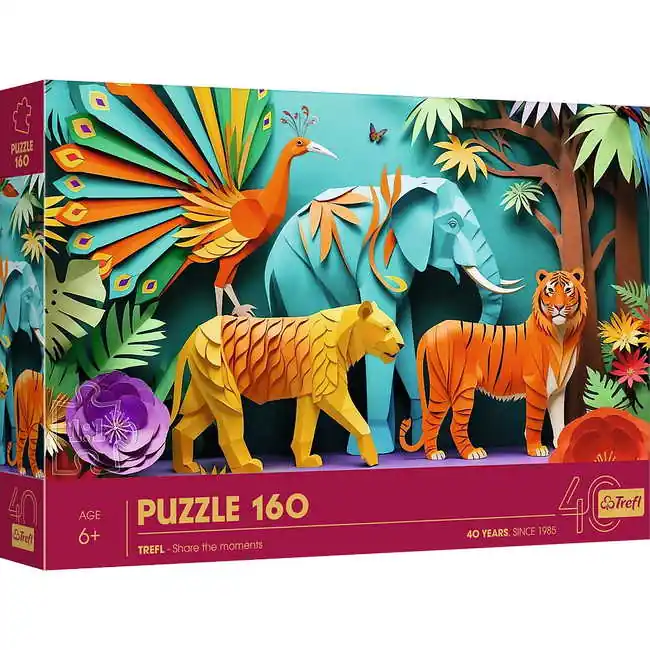 Trefl 160 db-os Paper Art puzzle - 40 Éves Jubileum - Dzsungel (40051) Olcsóbb