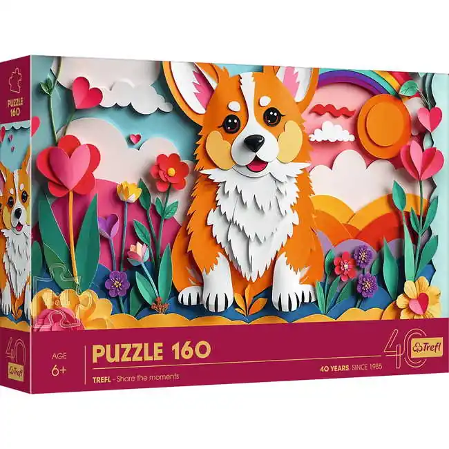 Trefl 160 db-os Paper Art puzzle - 40 Éves Jubileum - Kis kutya (40050) Exkluzív ajánlat