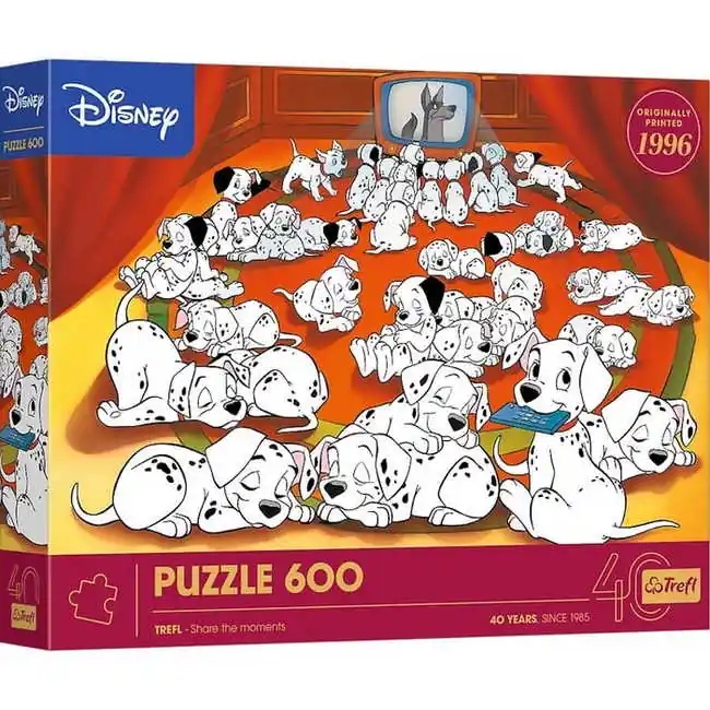 Trefl 600 db-os puzzle 101 kiskutyás 40 Éves Jubileumi kiadás (37604) Kihagyhatatlan ajánlat