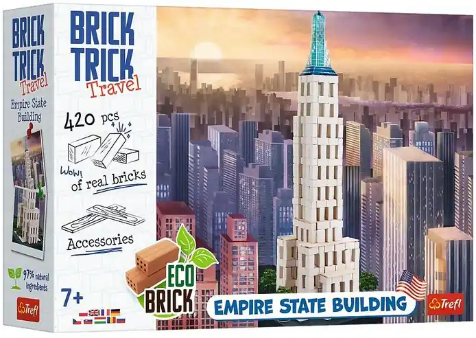 Trefl Brick Trick Tégla építő-Empire State Building (61785) Árcsökkenés