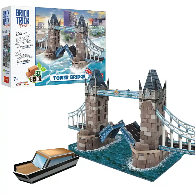 Trefl Brick Trick Tégla építőjáték Tower Bridge 290 db-os (61606) Olcsóbb
