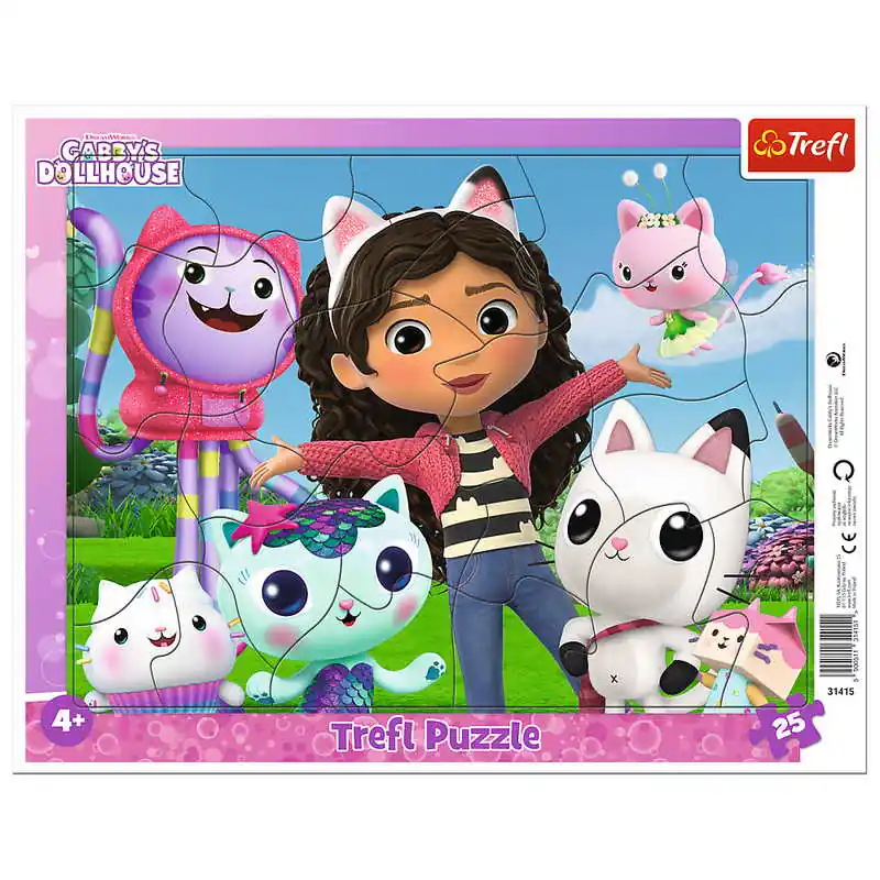 Trefl Keretes Puzzle Gabby Babaháza 25 db-os (31415) Legjobb ár