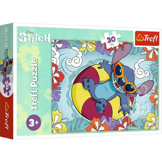 Szezonális akció Trefl Lilo Stich - Napozó Sitch 30 db-os (18305)