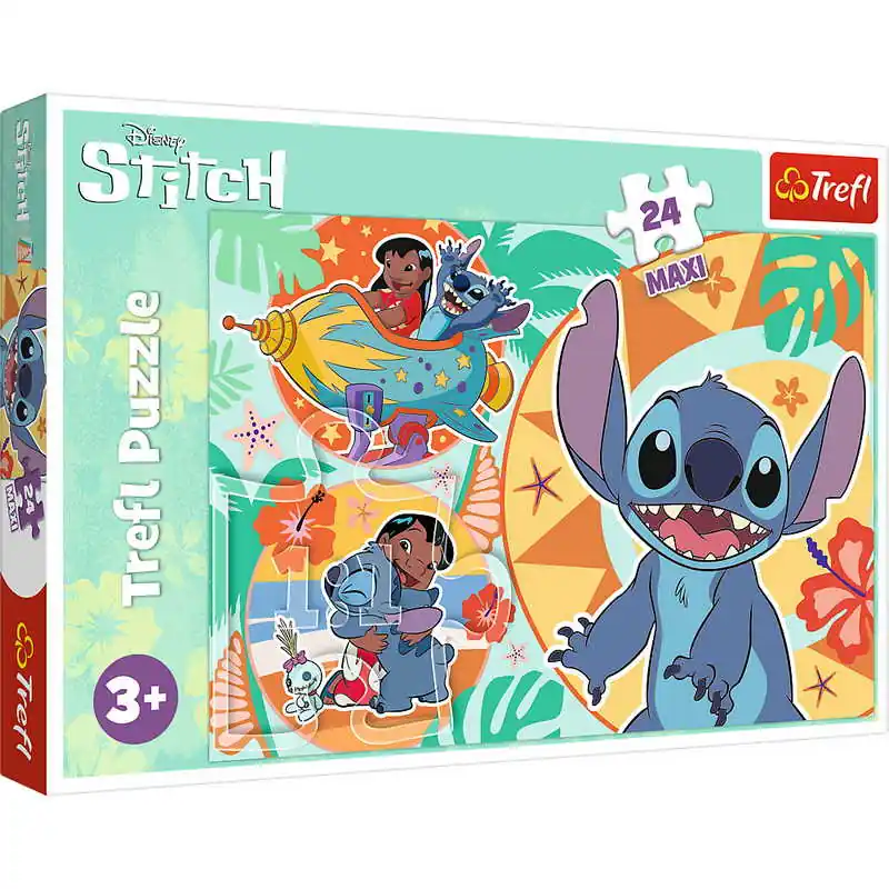 Ne maradj le Trefl Maxi Puzzle Lilo és Stitch - Barátság 24 db-os (14365)