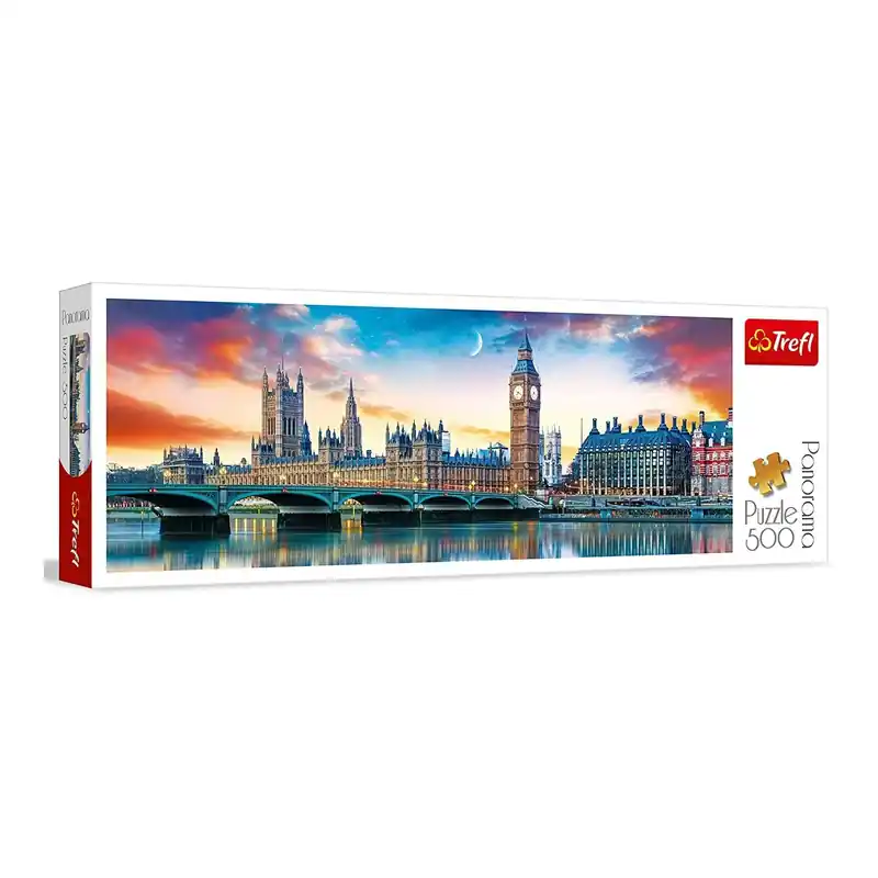 Trefl Panoráma Puzzle 500 db-os Big Ben és a Westminster-palota (29507) Kiárusítás