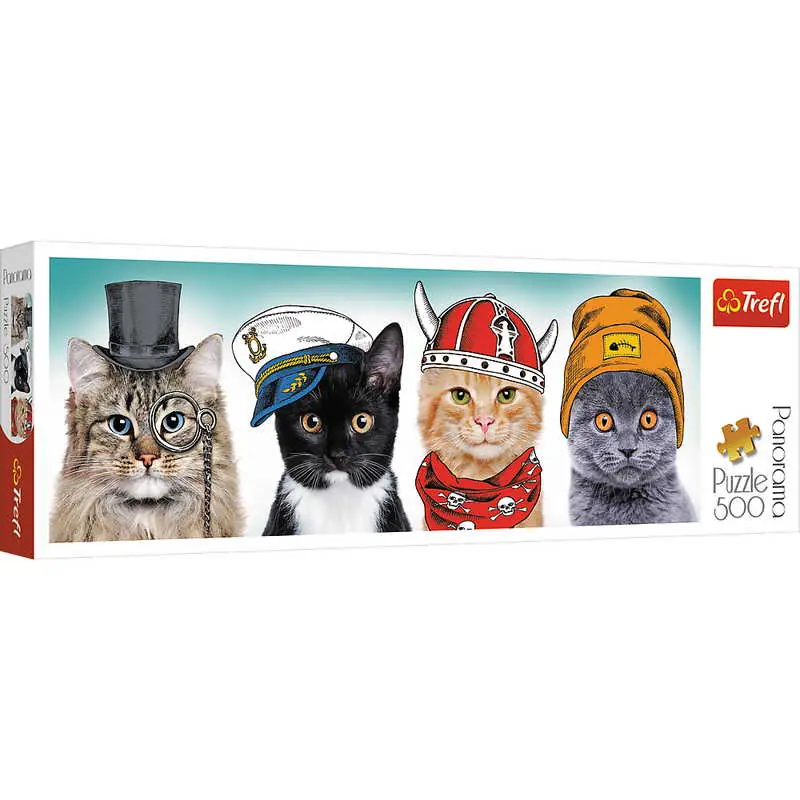 Akció Trefl Panoráma Puzzle 500 db-os Bolyhos Csapat (29504)