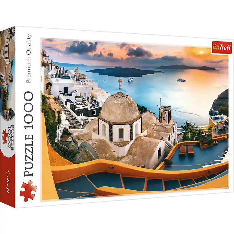 Trefl Puzzle 1000 db-os Mesés Santorini (10445) Expressz kézbesítés