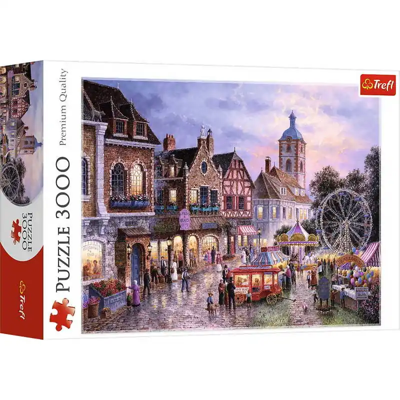 Exkluzív ajánlat Trefl Puzzle 3000 db-os Kisvárosi boldog emlék (33033)