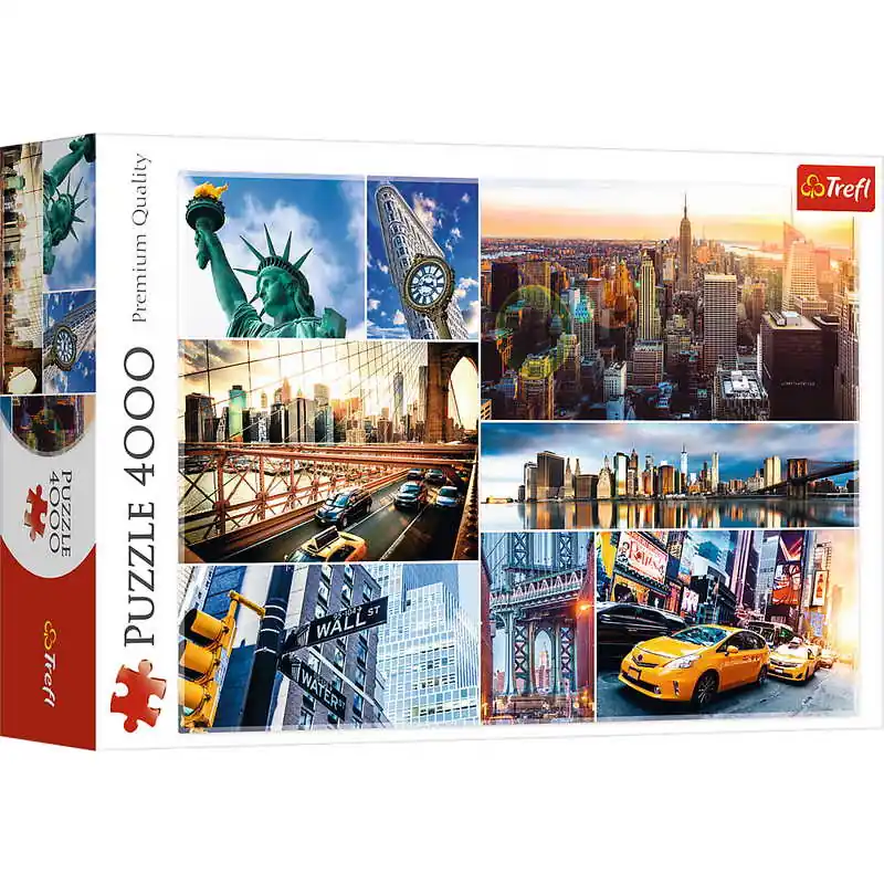 Gyors szállítás Trefl Puzzle 4000 db-os New York (45006)