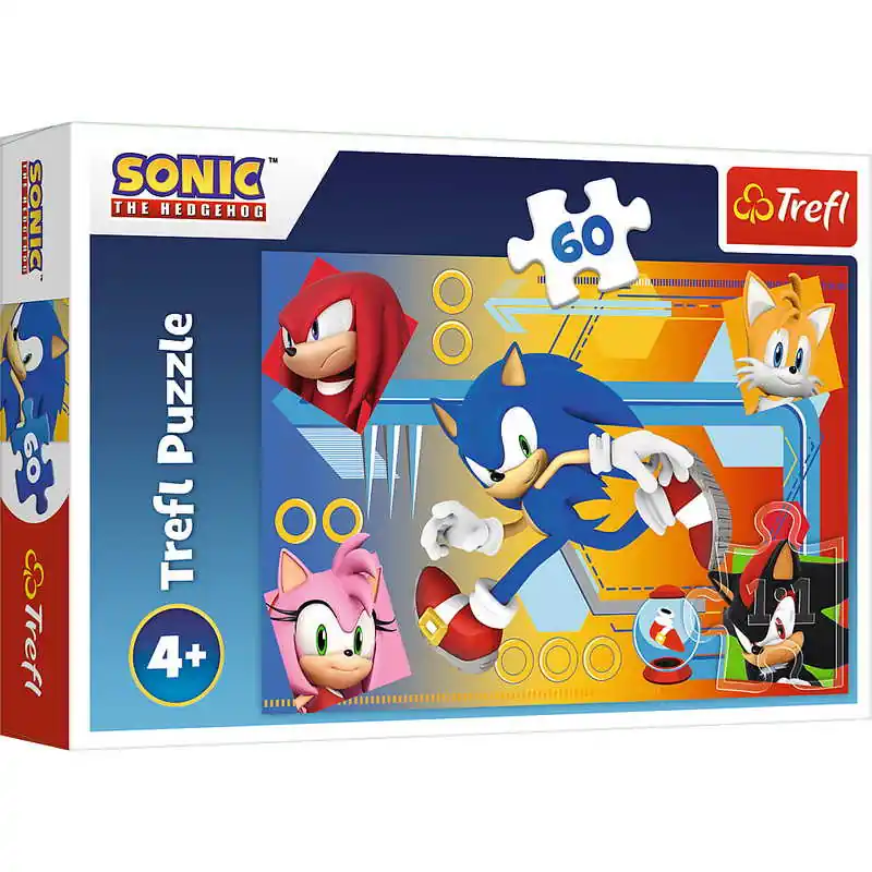 Trefl Puzzle 60 db-os Sonic (17387) Szuper ajánlat