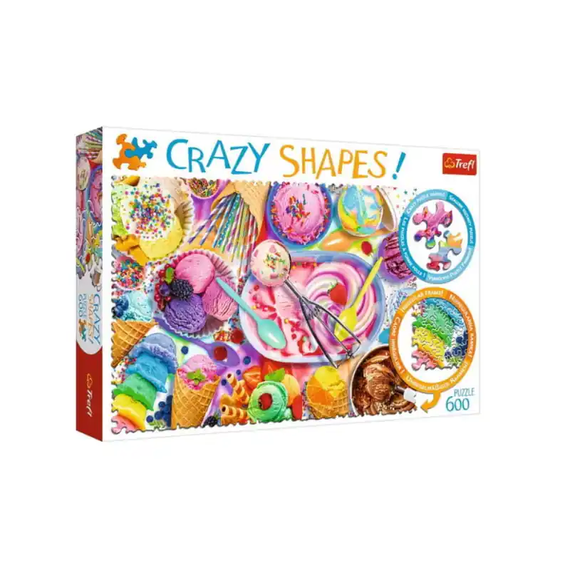 Trefl Puzzle Crazy Shapes édességek 600 db-os (11119) Gyors szállítás