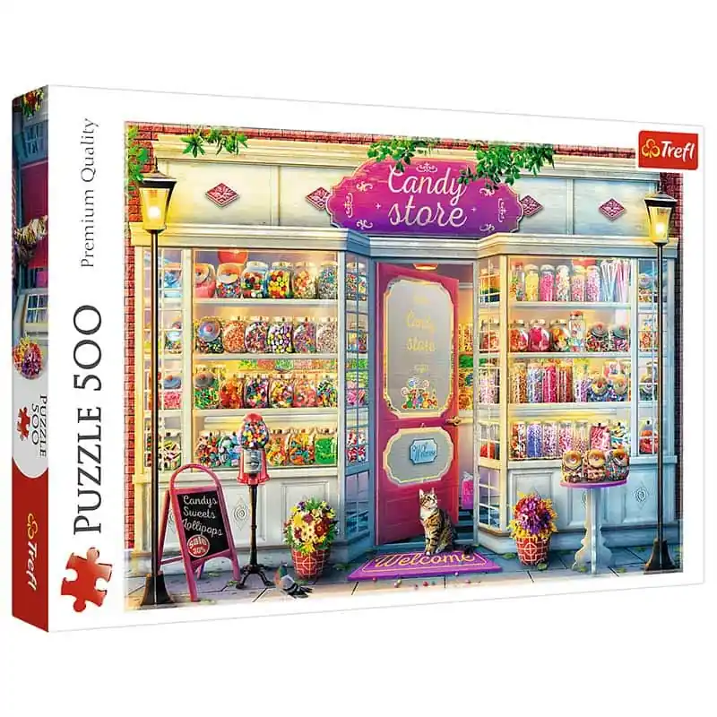 Biztonságos fizetés Trefl Puzzle Édességbolt 500 db-os (37407)