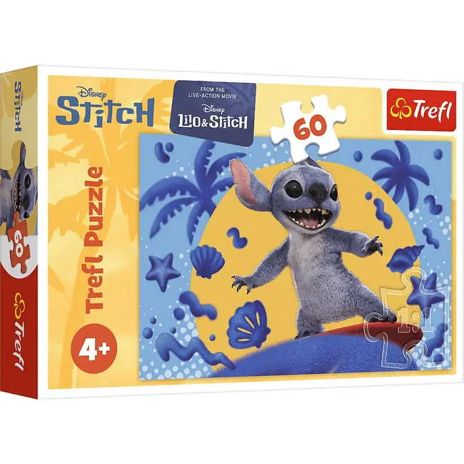 Ajánlat Trefl Puzzle Egy nap Stitch-el 60 db-os (17407)