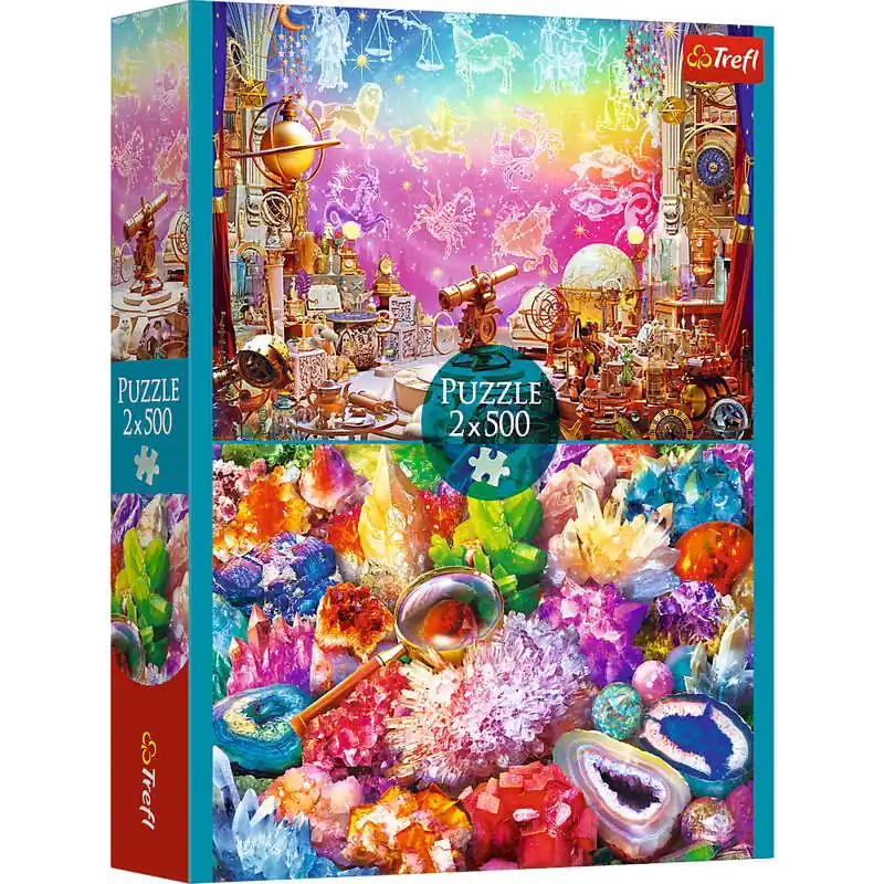 Trefl Puzzle Kozmosz és kristályok 2x500 db-os (37499) Kedvezményes ár