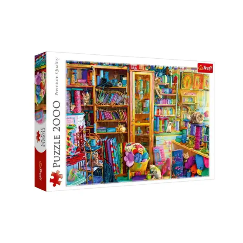 Trefl Puzzle Macska Paradicsom 2000 db-os (27113) Biztonságos vásárlás