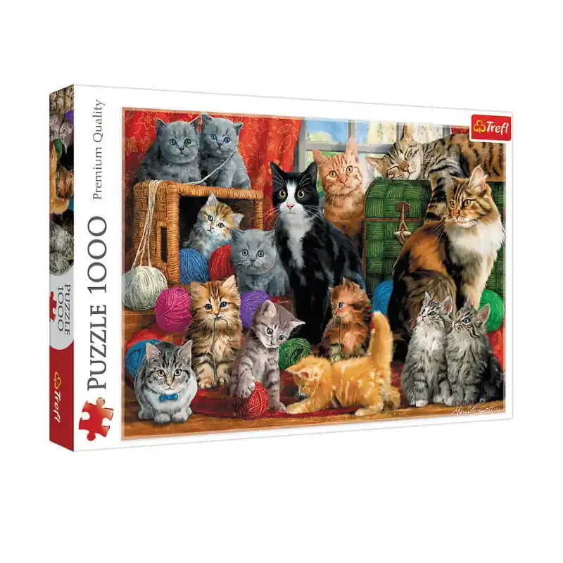 Szuper akció Trefl Puzzle Macskatalálkozó 1000 db-os (10555)
