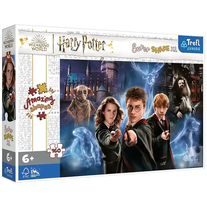 Biztonságos vásárlás Trefl Puzzle Super Shape XL - Mágikus Harry Potter-világ 160 db-os (50034)