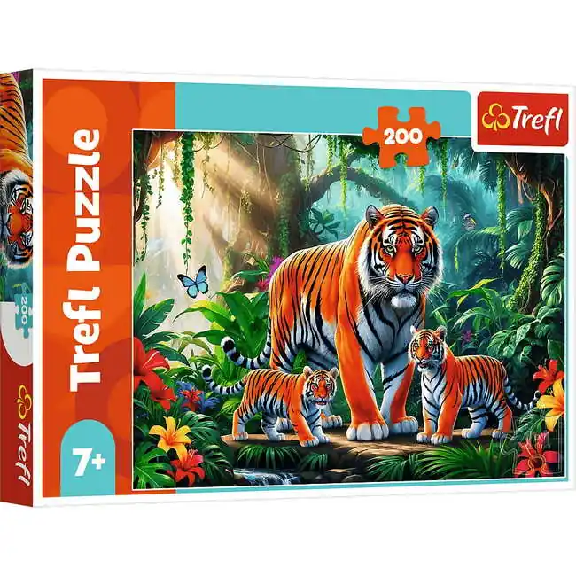 Expressz kézbesítés Trefl Tigrisek - 200 darabos puzzle (13330)