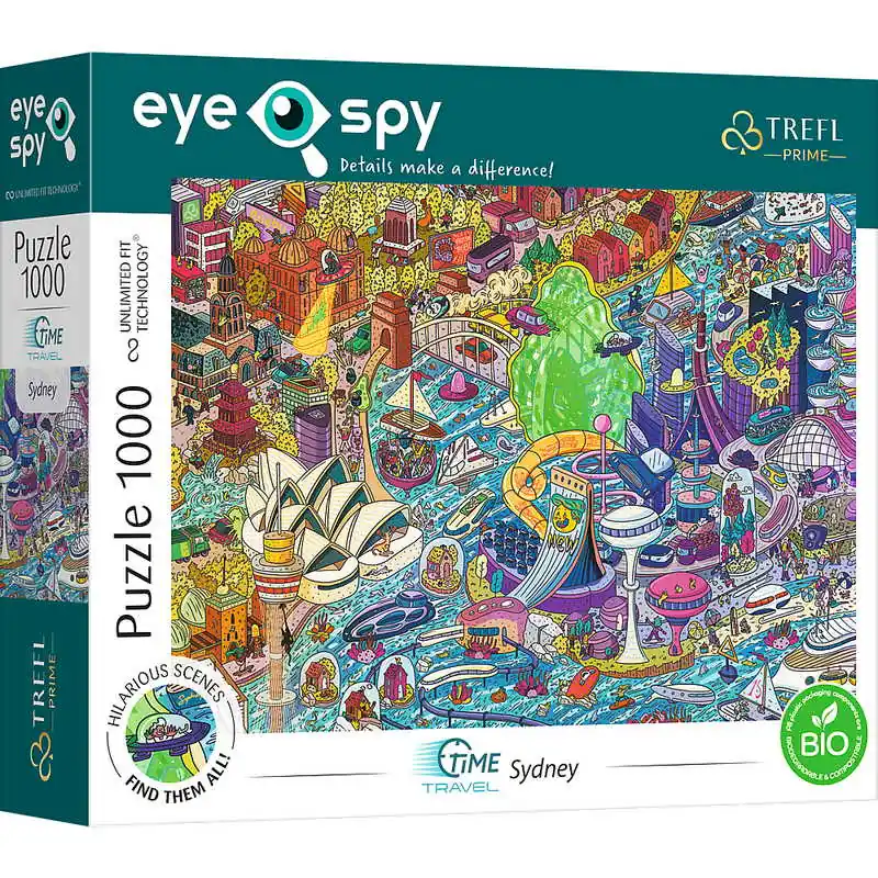 Expressz kézbesítés Trefl UFT Prime puzzle - EYE-SPY - TIME TRAVEL - Sydney Australia (10751)