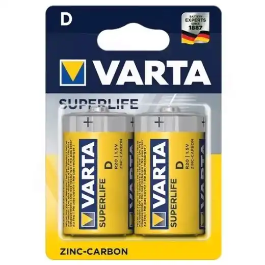 Rendeld meg most Varta Superlife D (2 db)