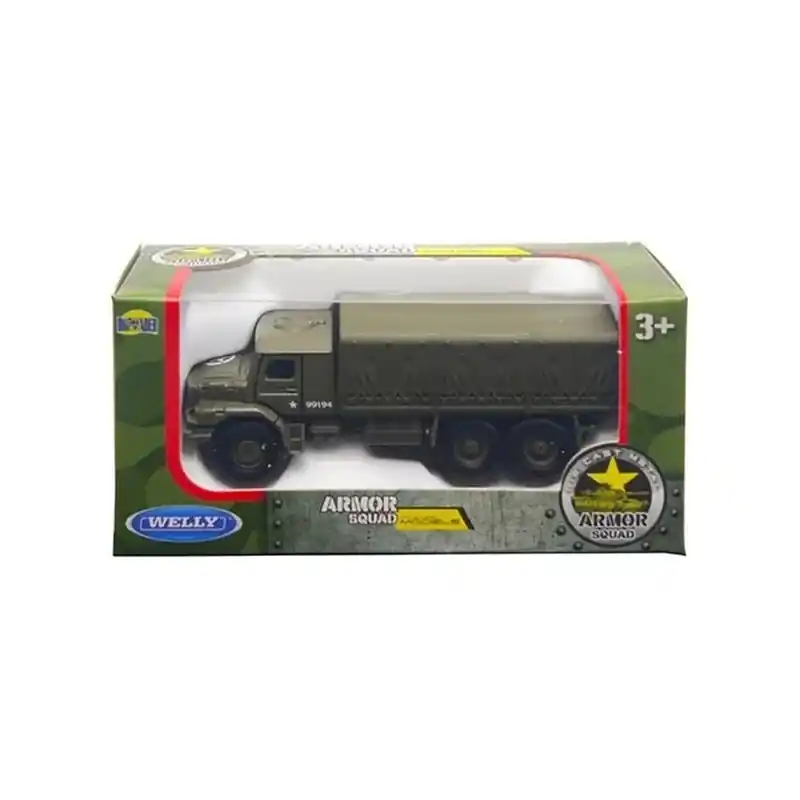 Kiárusítás Welly Armor Squad Katonai teherautó 1/34 (99194)