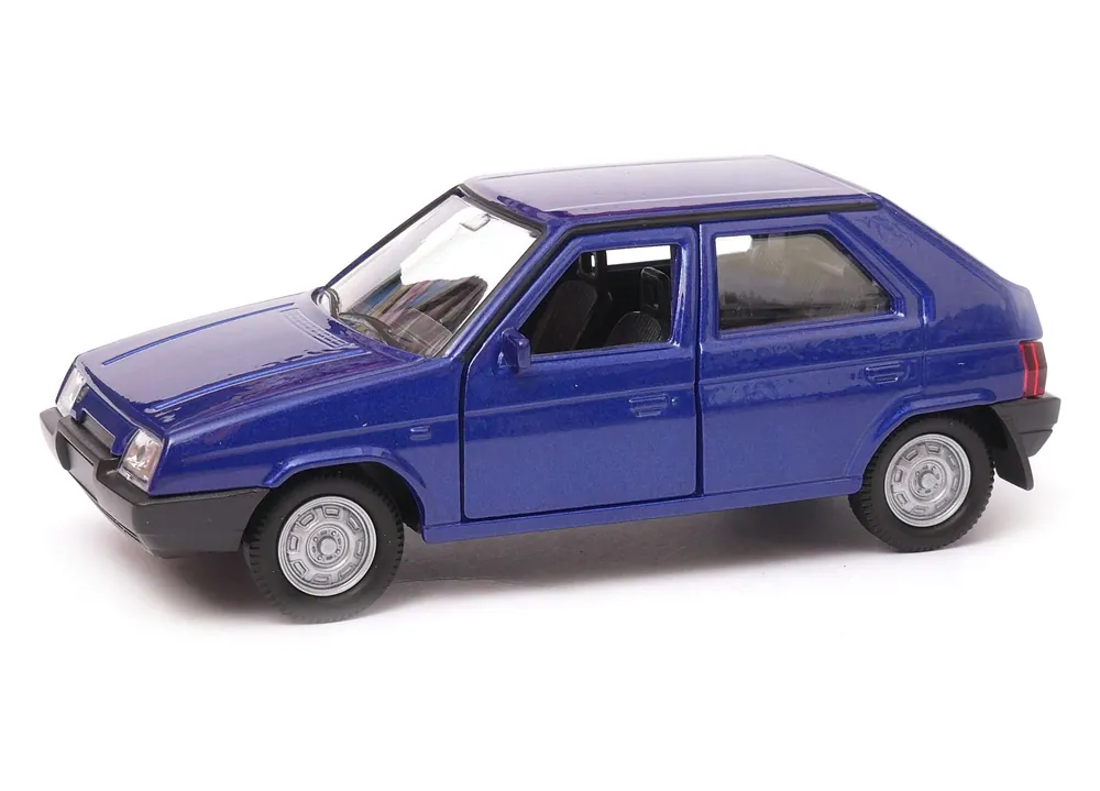 Welly Skoda Favorit (kék) 1/34-1/39 (43805bl) Újdonság
