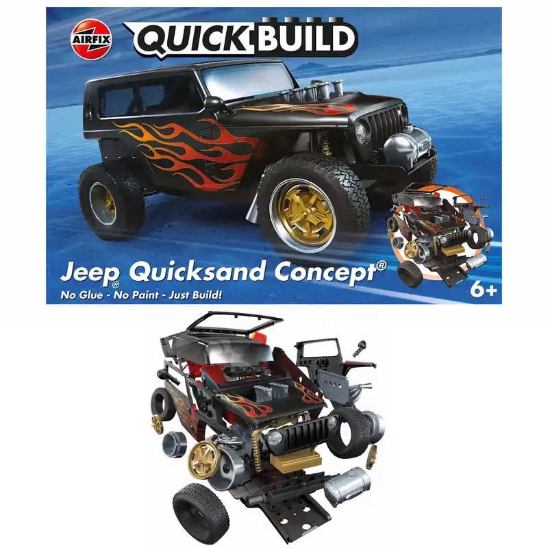 Airfix - QUICKBUILD Jeep ‘Quicksand‘ Concept (J6038) Gyors szállítás