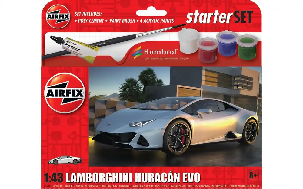 Airfix - Starter Set - Lamborghini Huracan 1 43 makett szett (A55007) Kihagyhatatlan ajánlat
