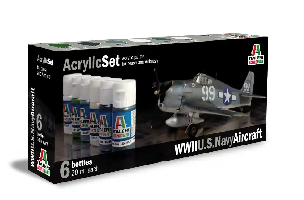 Italeri Acrylic szett WWII U.S. NAVY AIRCRAFT (439AP) festék Árcsökkenés