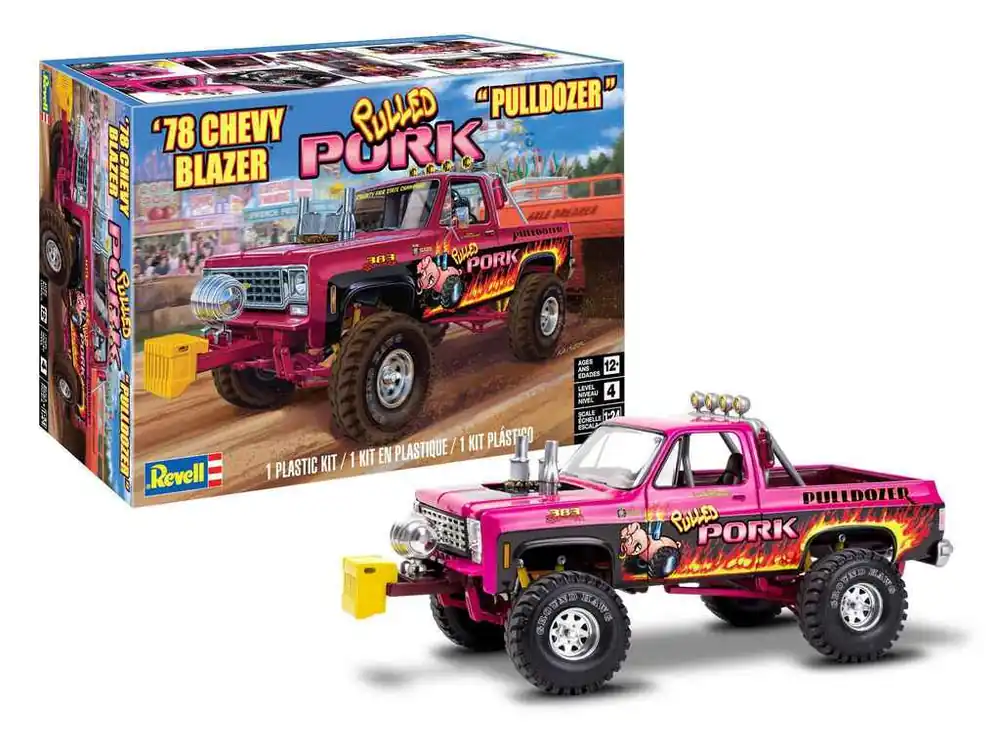 Szuper ajánlat Revell 1978 Chevy Blazer Pulldozer 1 24 makett autó (14532)