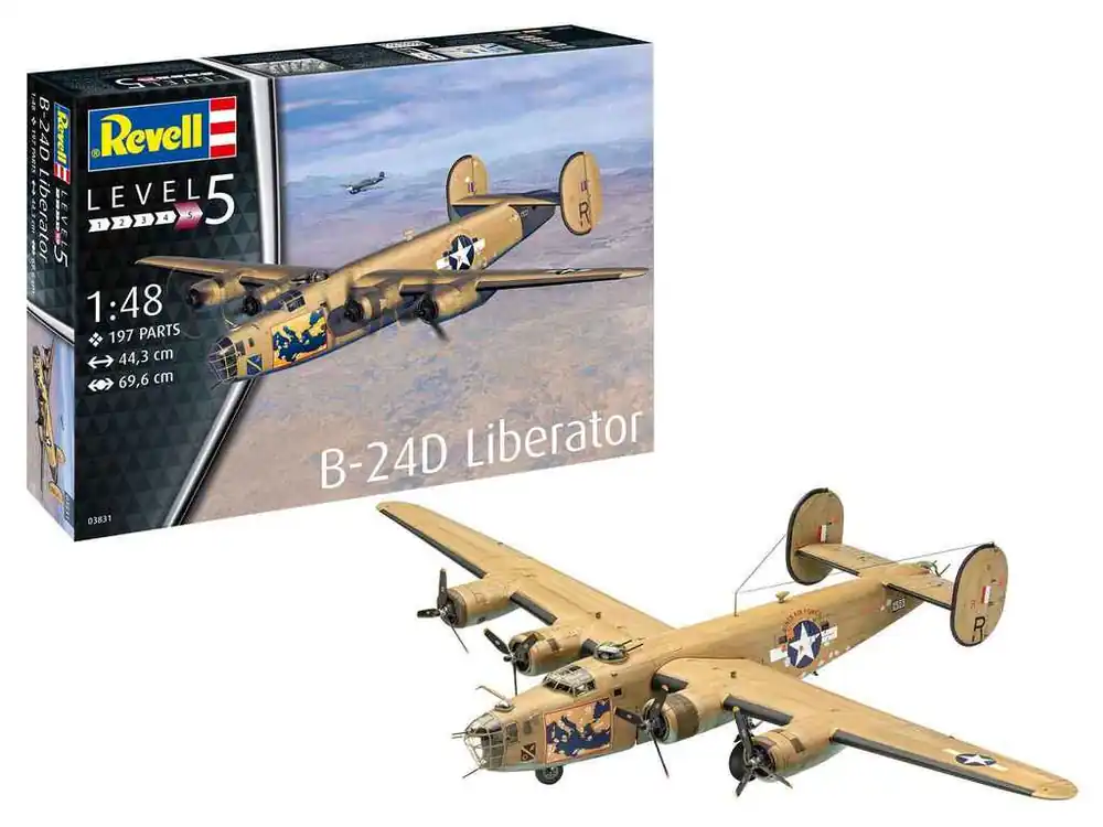 Vedd meg most Revell B-24D Liberator 1 48 (03831) repülő makett