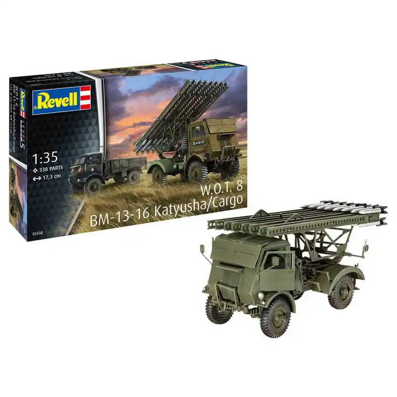 Revell BM-13-16 on W.O.T. 8 chassis 1 35 makett harcjármű (03338) Outlet